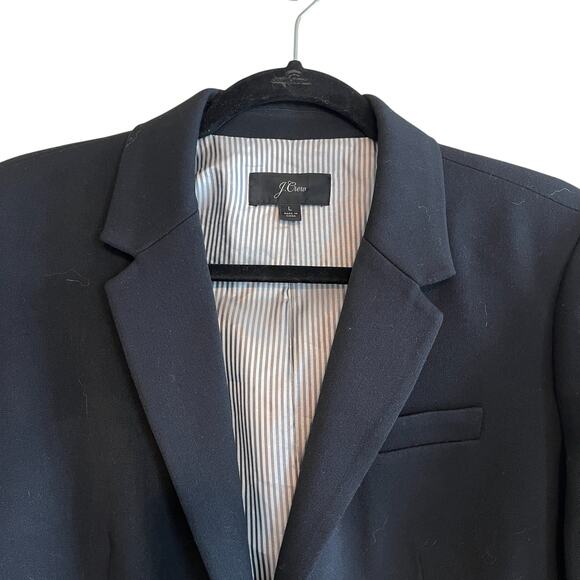 J.Crew Schoolboy Blazer Single Breasted Black Size Large - Picture 5 of 9